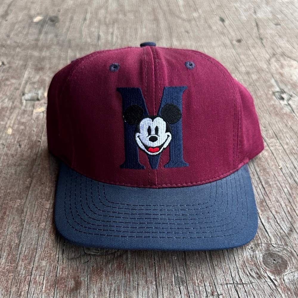 Vintage Mickey Mouse Strapback / 90s / The Disney Store